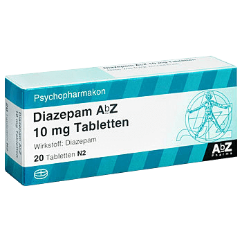 Diazepam ohne Rezept bestellen 10 mg Tabletten kaufen